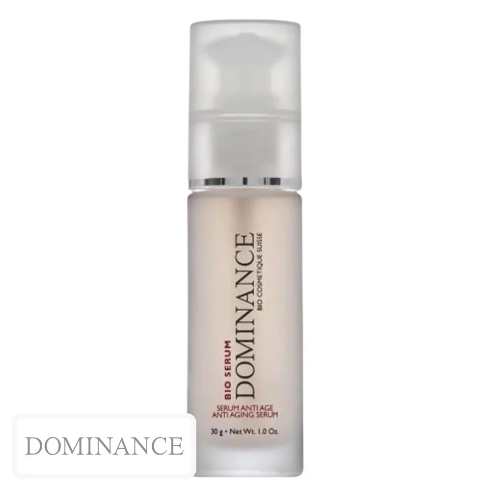 dominance-bio-serum-anti-age-30ml.jpg Flacon pompe rosé givré Dominance Bio Serum, sérum anti-âge visage