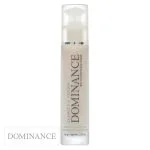 Flacon pompe beige givré Dominance Clarity C Cream, rénovateur de teint