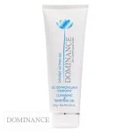 Tube blanc Dominance gel démaquillant tonifiant, fleur de lotus bleue