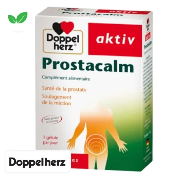 Doppel Herz Aktiv Prostacalm Santé De La Prostate Soulagement De La Miction 30 Gélules