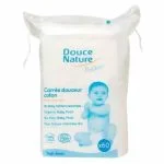 Sachet Douce Nature Bébé, carrés douceur coton bio, 60 unités