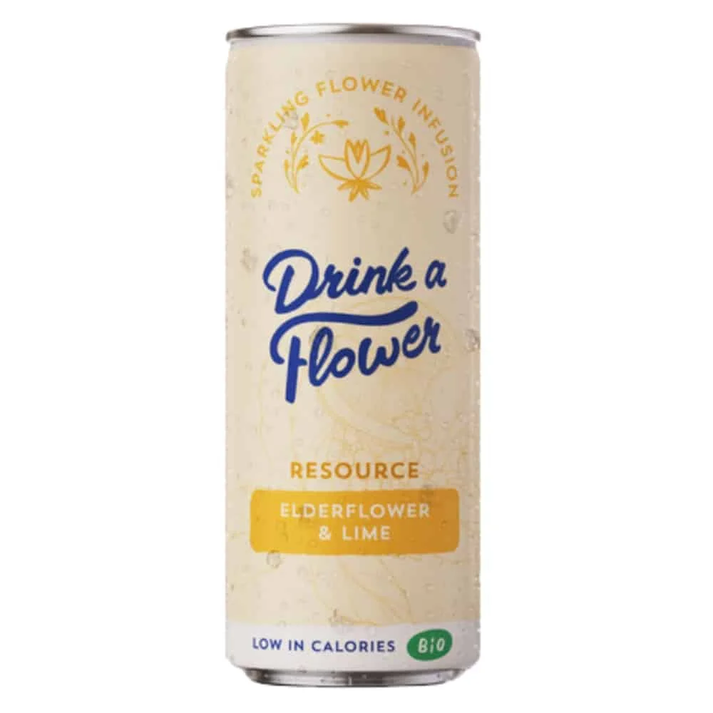 drink-a-flower-limonade-resource-sureau-et-citron-bio-250ml.jpg Canette crème et jaune Drink a Flower Resource, sureau et citron vert