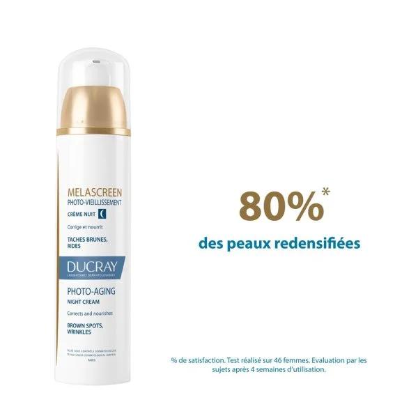 Ducray Melascreen Photo-Vieillissement Crème Nuit 50ml – photo 2