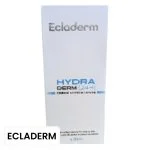 Étui blanc et bleu Ecladerm Hydraderm crème hydratante 24h 50 ml