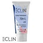 Tube bleu et blanc de la crème hydratante 72H SPF15+ Éclin