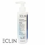 Flacon pompe blanc du lait corporel hydratant quotidien 72H Éclin 200 ml