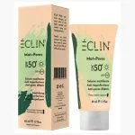 Tube et étui de l'écran solaire matifiant Éclin Mat+Pores SPF50+ 50 ml