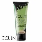 Tube noir et vert du gommage au charbon Éclin Scrub & Mask 125 ml
