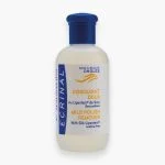 Flacon blanc à bouchon bleu Ecrinal dissolvant doux ongles sans acétone
