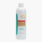 Grand flacon blanc Ecrinal shampooing ultra-doux Family, bandeau rouge