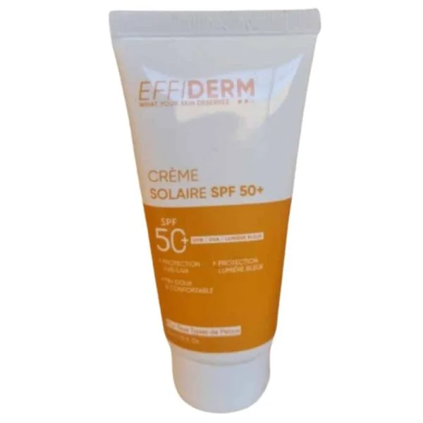 Effiderm Crème Solaire SPF50+ 50ml