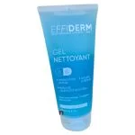 Tube bleu translucide Effiderm gel nettoyant visage 200 ml