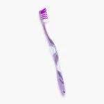Brosse à dents Elgydium Anti-Plaque manche violet filaments parme et blancs