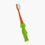 Brosse à dents Elgydium Baby manche vert en forme de personnage