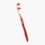 Brosse à dents Elgydium Inspiration souple manche rouge translucide filaments fins