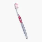 Brosse à dents Elgydium Inter-Active dure, manche transparent et insert rose