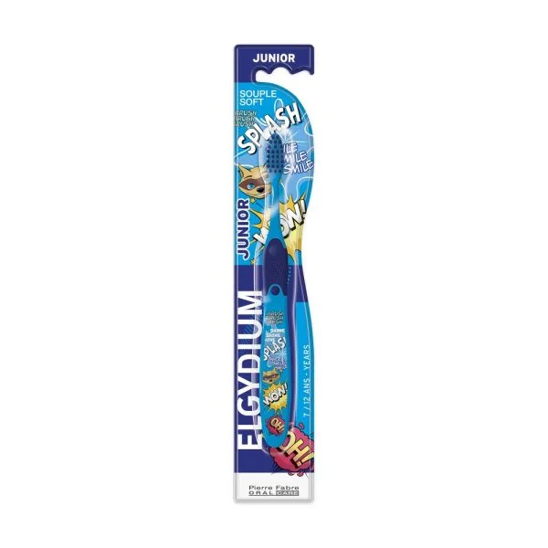 Elgydium Brosse à Dents Junior 7-12ans Souple 1u – photo 2
