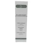 Étui blanc et gris Ellderm Éclaircissant crème gommage exfoliante, 100 ml