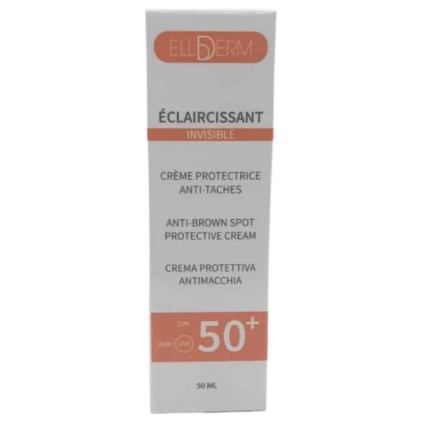 Ellderm Éclaircissant Invisible Crème Protectrice Anti-Taches SPF50+ 50ml
