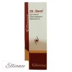 Étui bordeaux et crème Elliance CK-Derm soin intensif crème réparatrice vitamines