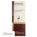 Étui bordeaux et beige Elliance Depigmoderm, crème dépigmentante taches brunes