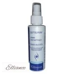 Flacon spray bleu et blanc Elliance Septispray, antiseptique cutané sans alcool