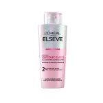 Flacon rose nacré Elseve Glycolic Gloss shampooing sans sulfates, complexe acide glycolique