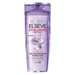 Flacon violet transparent Elseve Hyaluron Repulp shampoing hydratant 72h