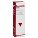 Étui rouge et blanc de la pommade périnasale Emolienta Nasal 10 ml