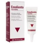 Étui bordeaux et tube blanc Emolienta Palpebral pour paupières 10 ml