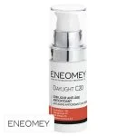 Flacon pompe blanc et orange Eneomey Daylight C20 soin de jour 30 ml