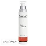 Flacon pompe blanc et orange Eneomey Soft Cleanser, nettoyant doux 150 ml