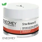 Pot blanc et orange Eneomey Stim Renew 8, soin de nuit unifiant visage
