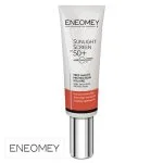 Tube blanc et orange Eneomey Sunlight Screen SPF50+, protection solaire visage