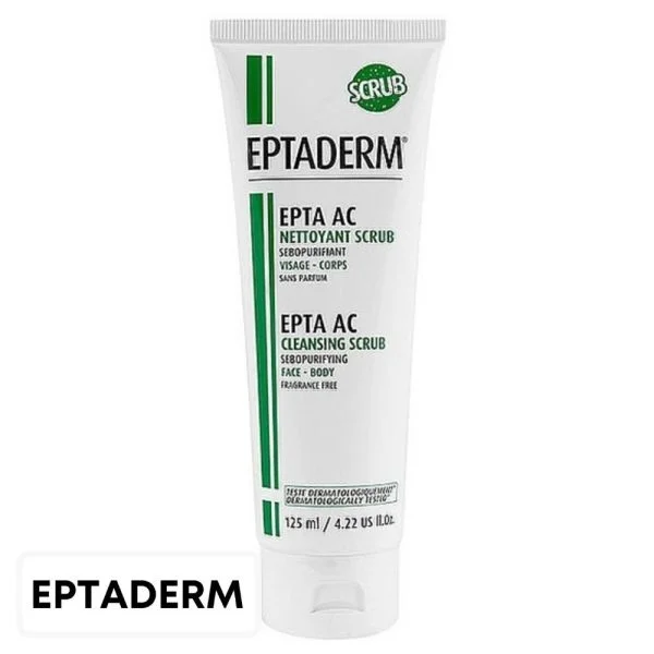 Eptaderm Epta Ac Nettoyant Scrub Sébo-purifiant 150ml