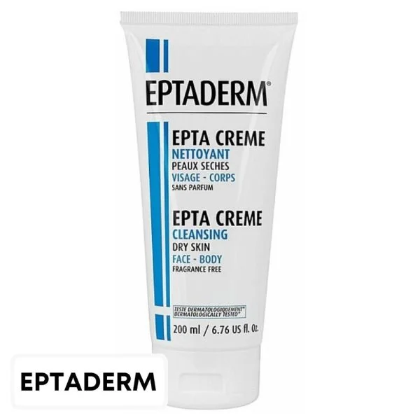 Eptaderm Epta Crème Nettoyante Peau Sèche 200ml