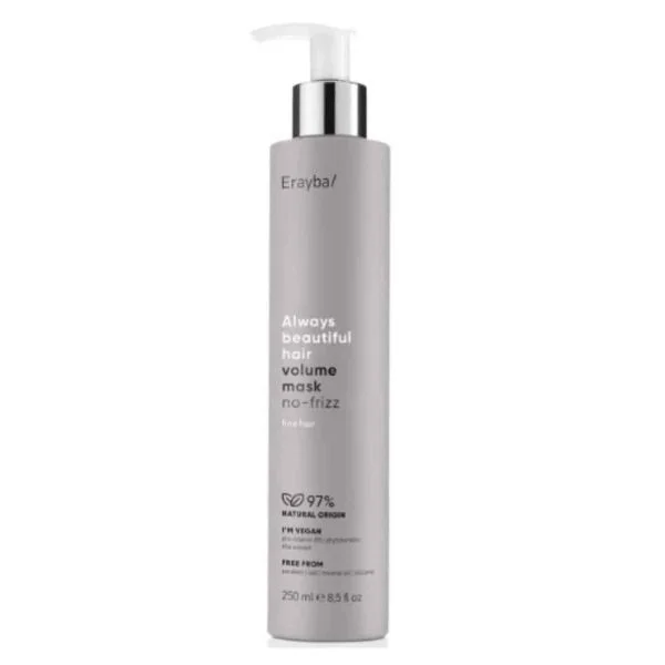 Flacon pompe gris Erayba ABH masque volume no-frizz 250 ml