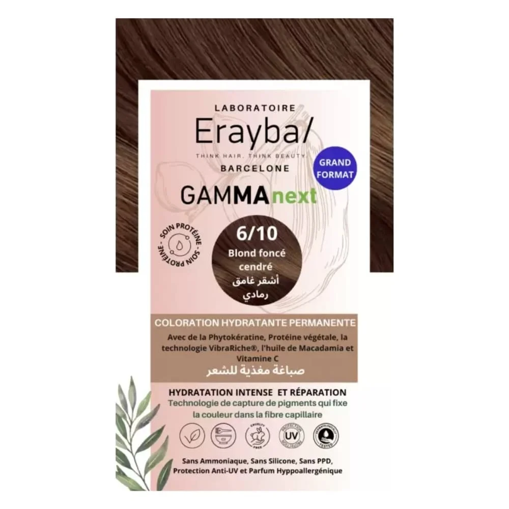 erayba-gammanext-coloration-cheveux-hydrante-permanente-610-blond-fonce-cendre.jpg Étui rose Erayba GAMMAnext coloration hydratante permanente 6/10 Blond foncé cendré