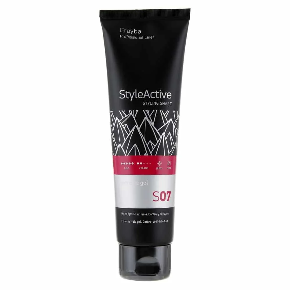 erayba-styleactive-s07-extreme-gel-coiffant-150ml.jpg Tube noir et rouge de gel coiffant Erayba StyleActive S07 Extreme Gel