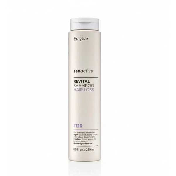 Flacon beige Erayba ZenActive Revital Shampoo Hair Loss Z12R 250 ml