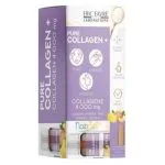 Coffret violet Eric Favre Pure Collagen+ et ampoule, saveur pêche citron
