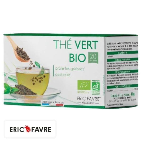 Eric Favre Thé Vert Bio Sachets 20u