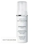 Flacon pompe blanc Esthederm Esthe-White mousse nettoyante éclaircissante jeunesse