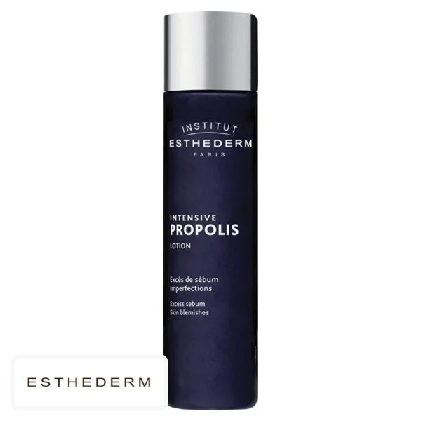 Flacon bleu foncé Esthederm Intensive Propolis lotion excès de sébum