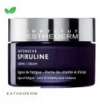 Pot violet foncé Esthederm Intensive Spiruline crème vitalité et éclat