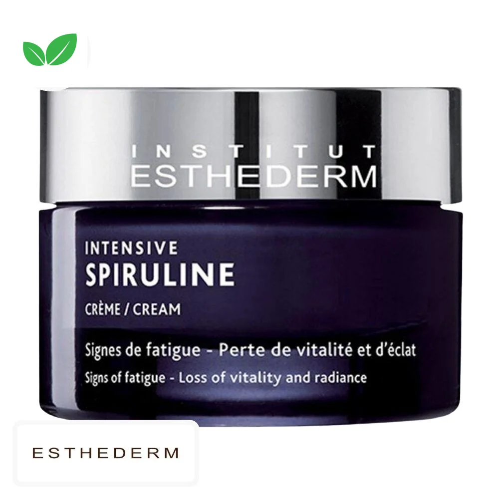 esthederm-intensive-spiruline-creme-vitalite-et-eclat-50ml.jpg Pot violet foncé Esthederm Intensive Spiruline crème vitalité et éclat