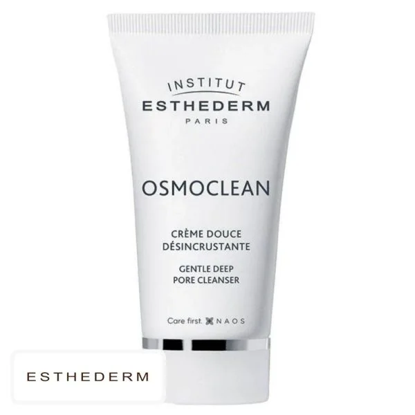 Tube blanc Institut Esthederm Osmoclean crème douce désincrustante visage 75 ml