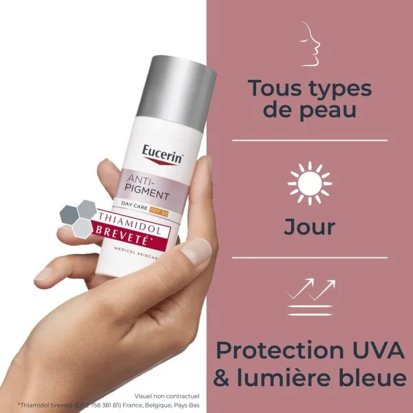 Eucerin Anti-Pigment Soin de Jour SPF30 50ml – photo 2