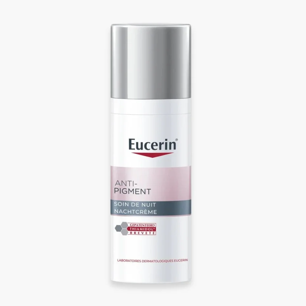 eucerin-anti-pigment-soin-de-nuit-50ml.jpg Flacon pompe blanc Eucerin Anti-Pigment soin de nuit de 50 ml