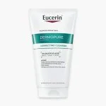 Tube blanc et vert Eucerin DermoPure Clinical Correcting Cleanser 150 ml